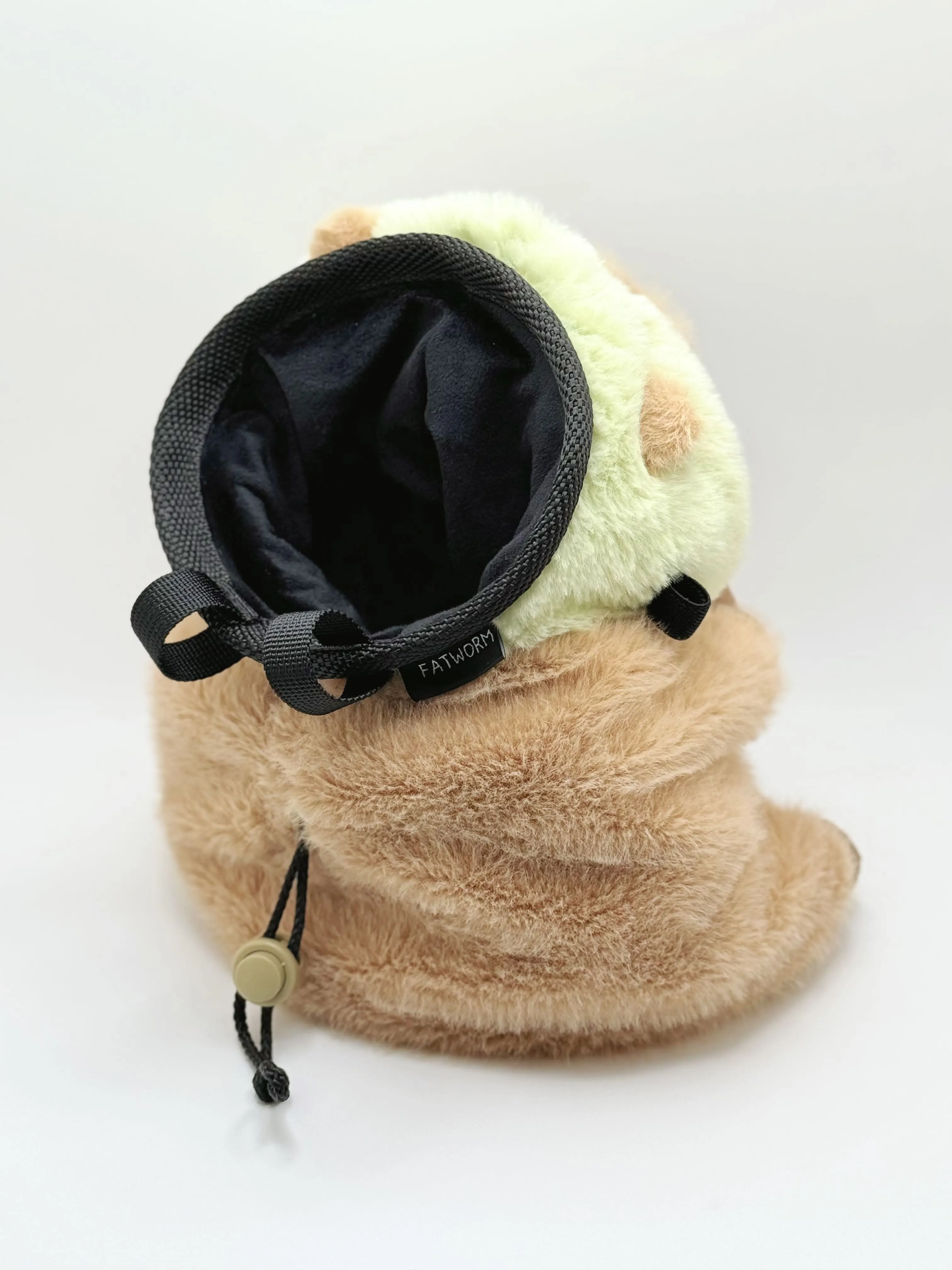 Baby Capybara with Dinosaur Boba Chalk Bag