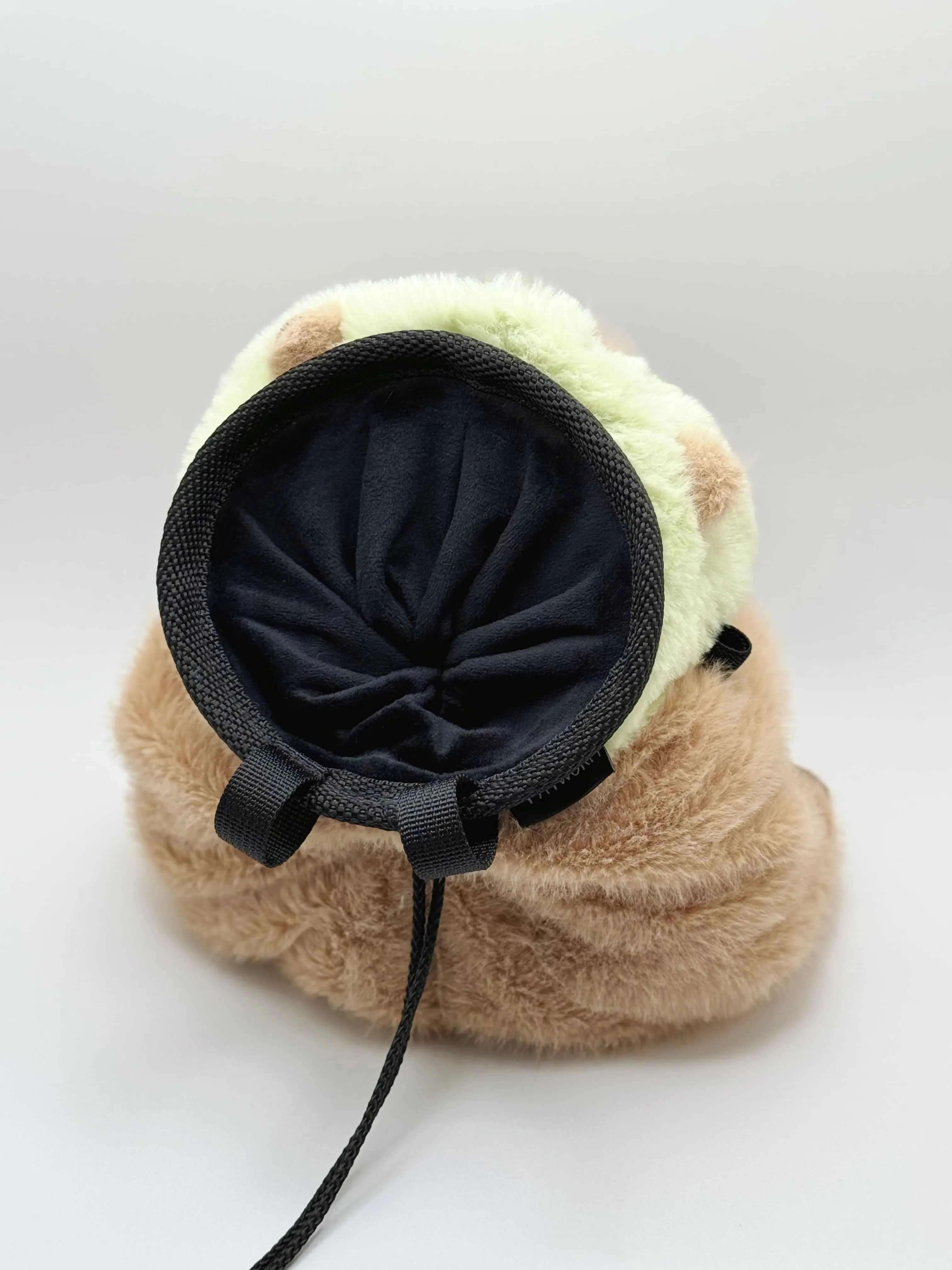 Baby Capybara with Dinosaur Boba Chalk Bag