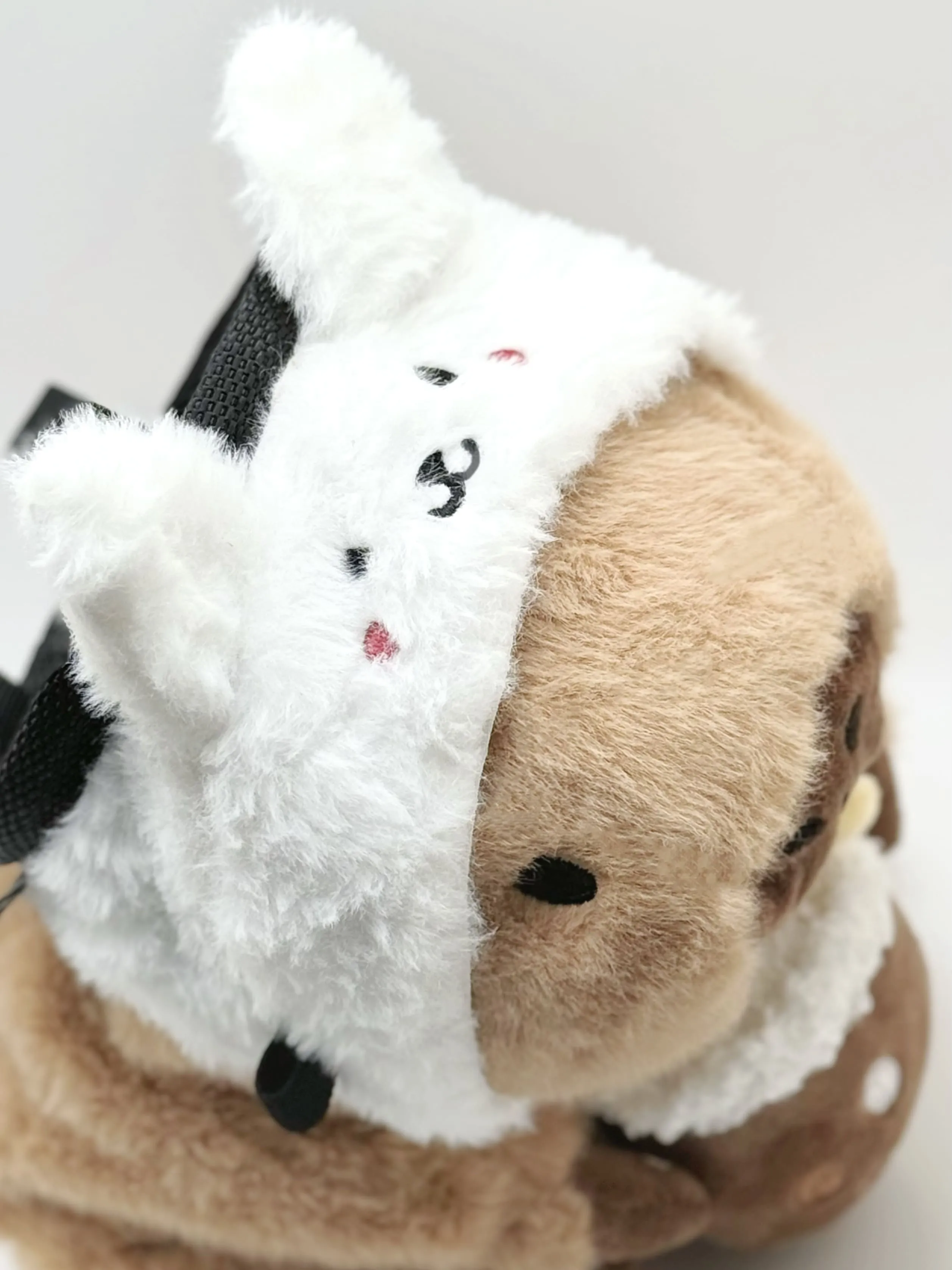 Baby Capybara with Rabbit Boba Chalk Bag
