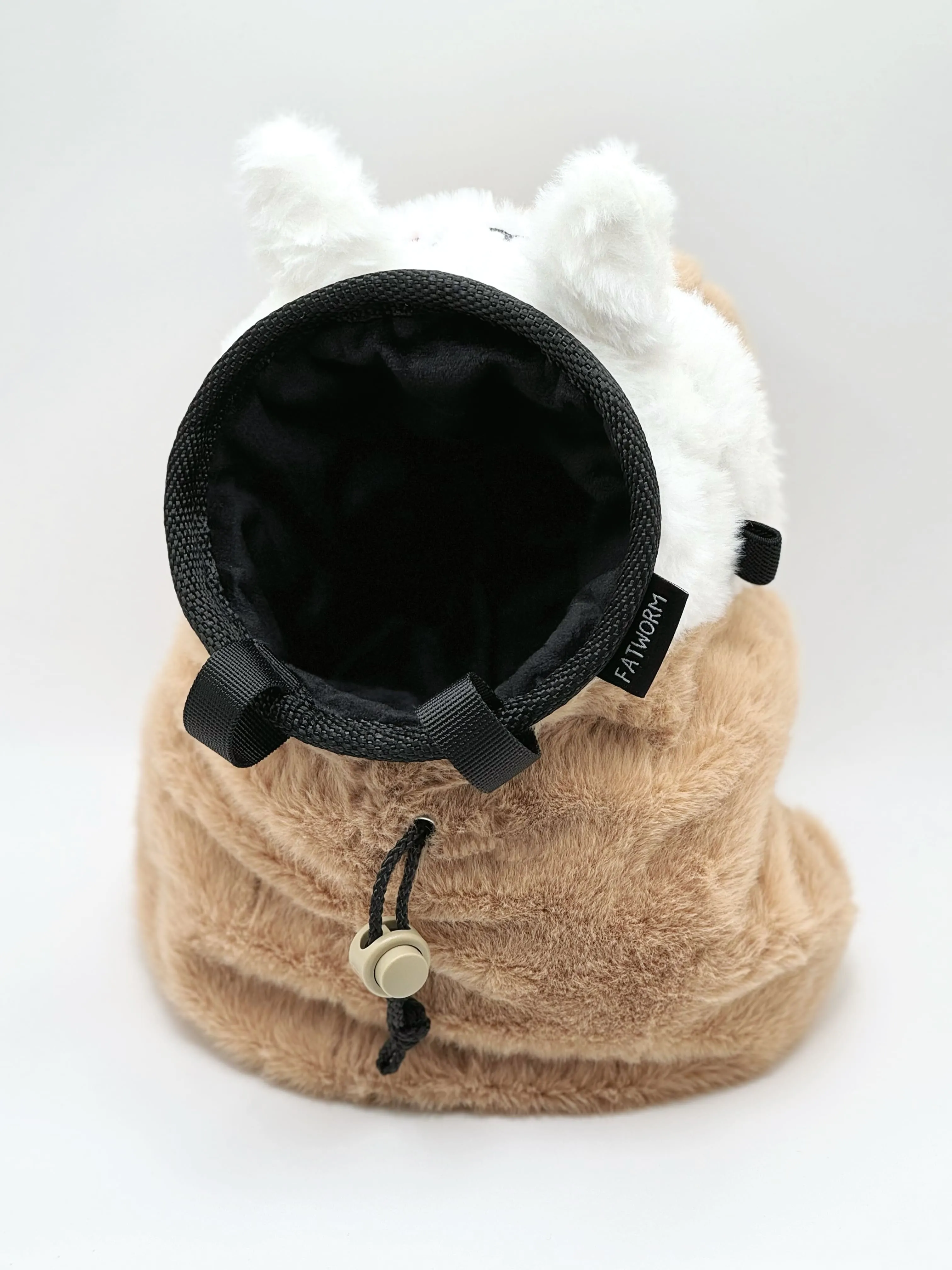 Baby Capybara with Rabbit Boba Chalk Bag