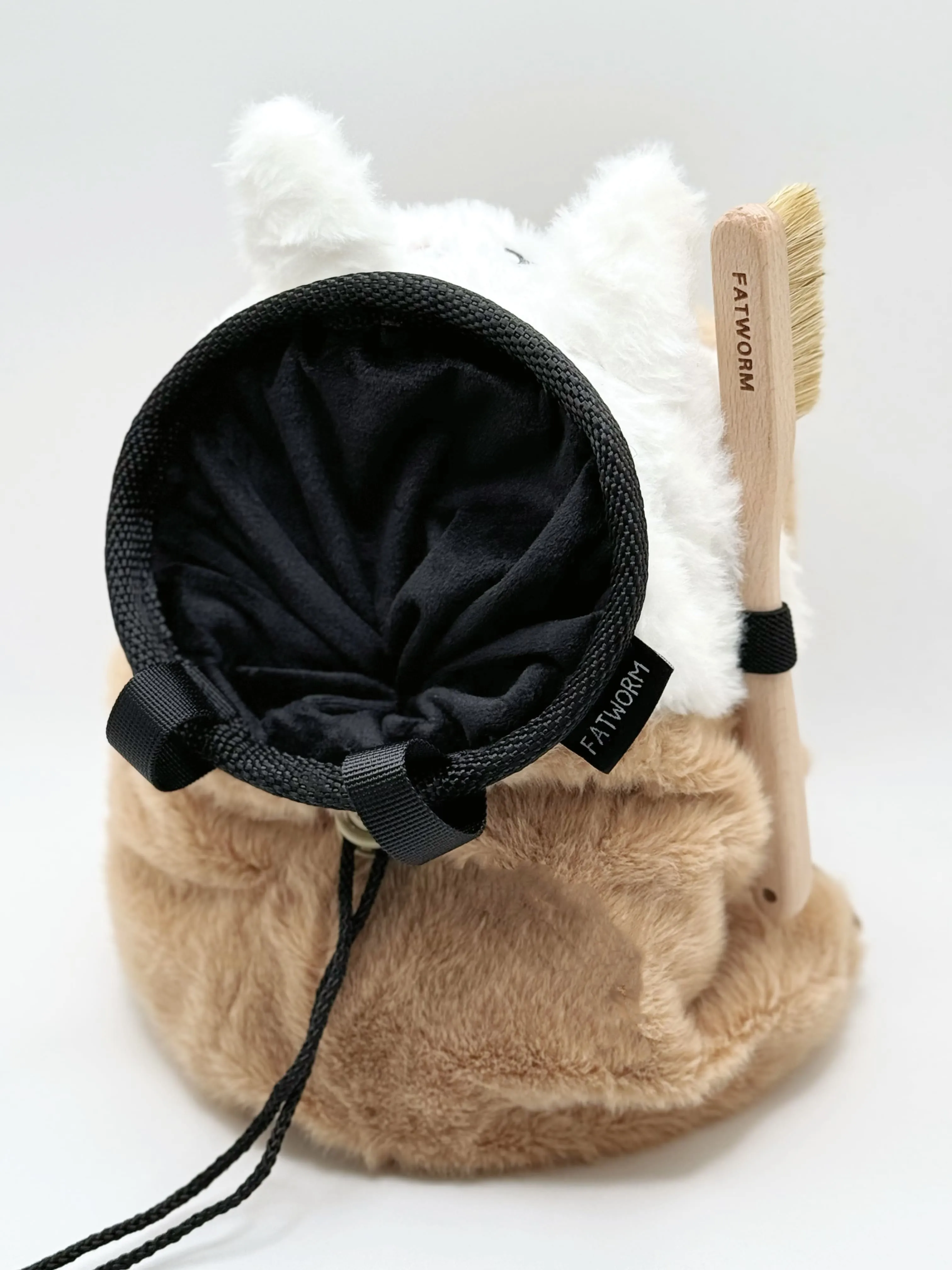 Baby Capybara with Rabbit Boba Chalk Bag