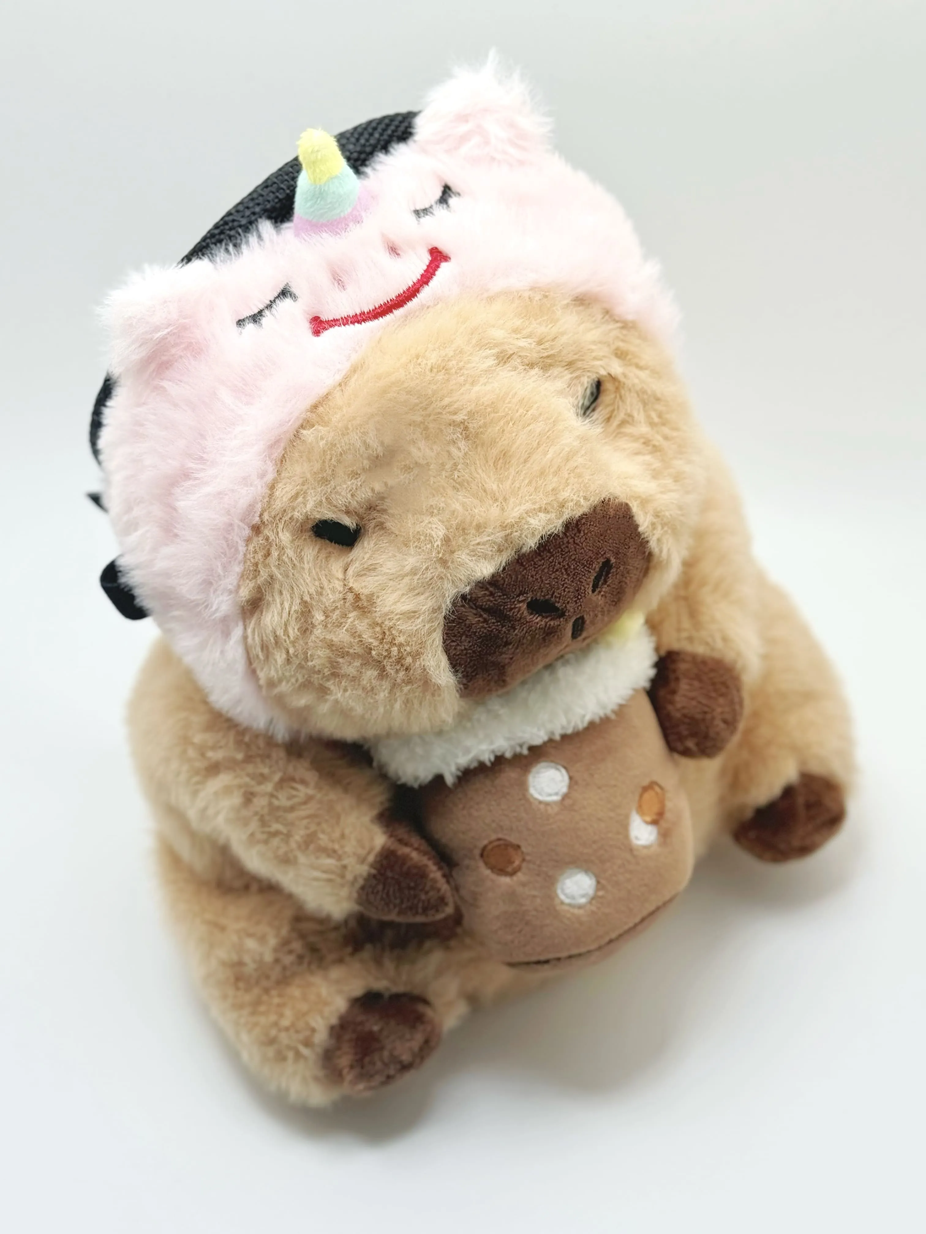 Baby Capybara with Unicorn Boba Chalk Bag