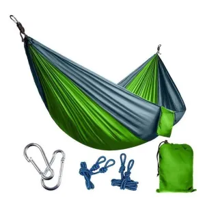 Backpacking Hammock - Portable Nylon Parachute Outdoor Double Hammock