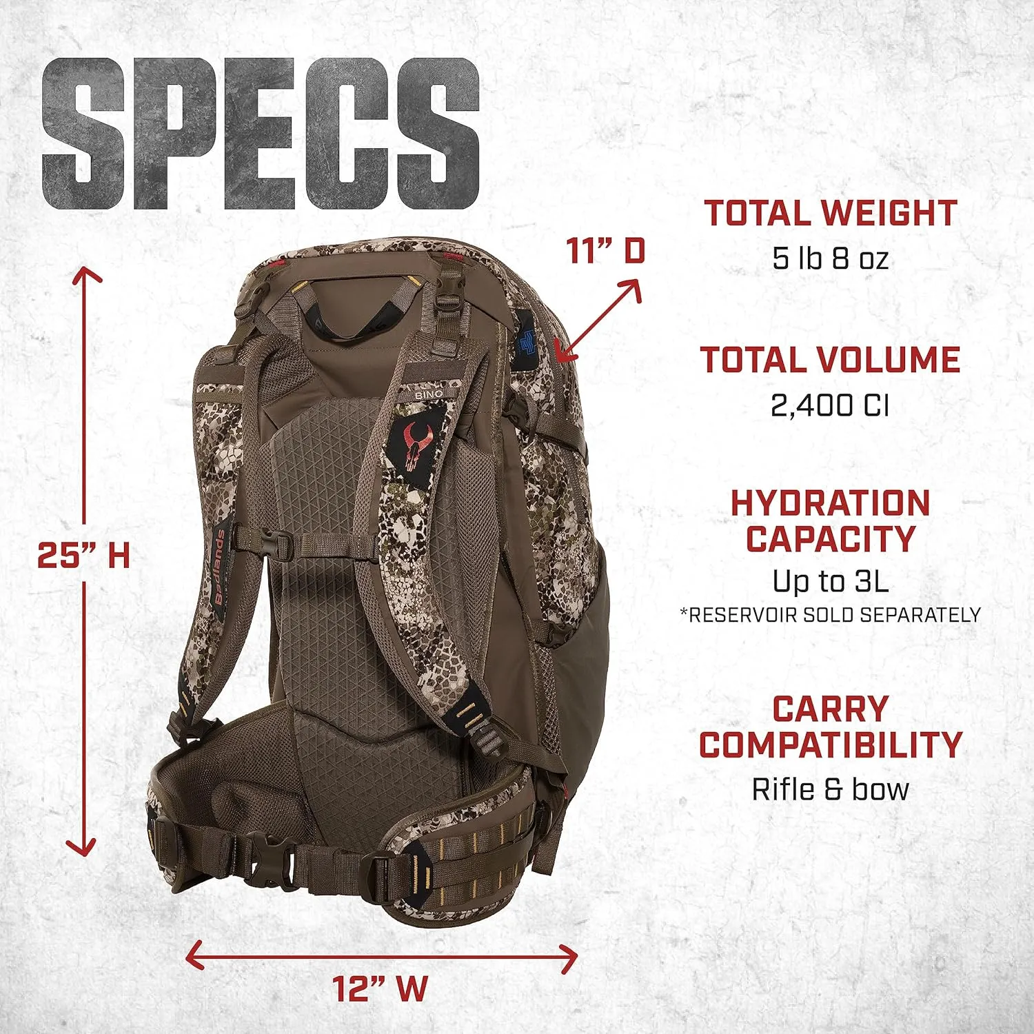 Badlands MRK 2 Pack | Super Durable Hunting Pack for Meat-Hauling in Tough Conditions, Approach, One Size
