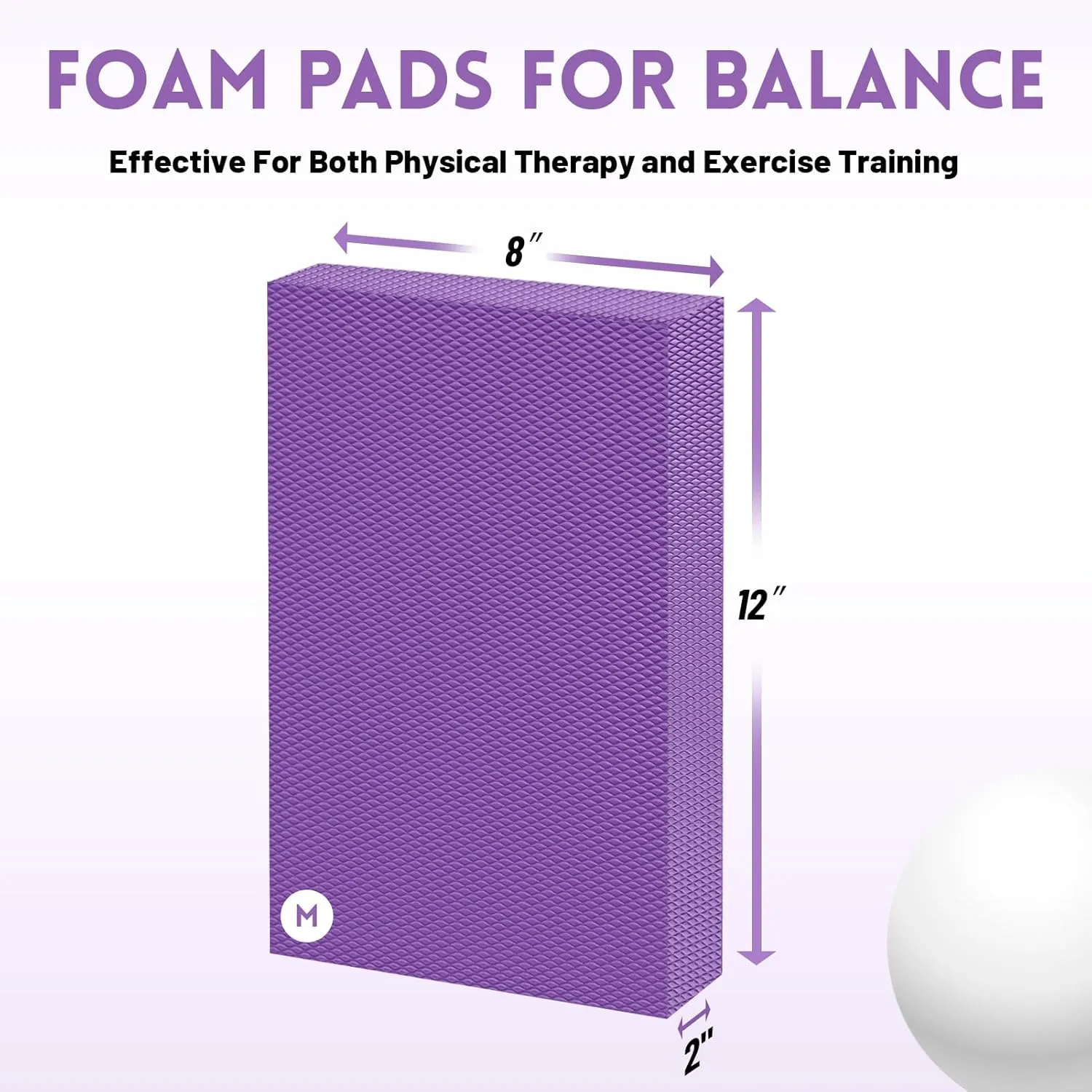 Balance Foam Pad, Balance Pads for Physical Therapy, Non-Slip Exercise Balance Board for Balance Workouts, Knee & Ankle Exercise, Core Balance and Strength Stability Training