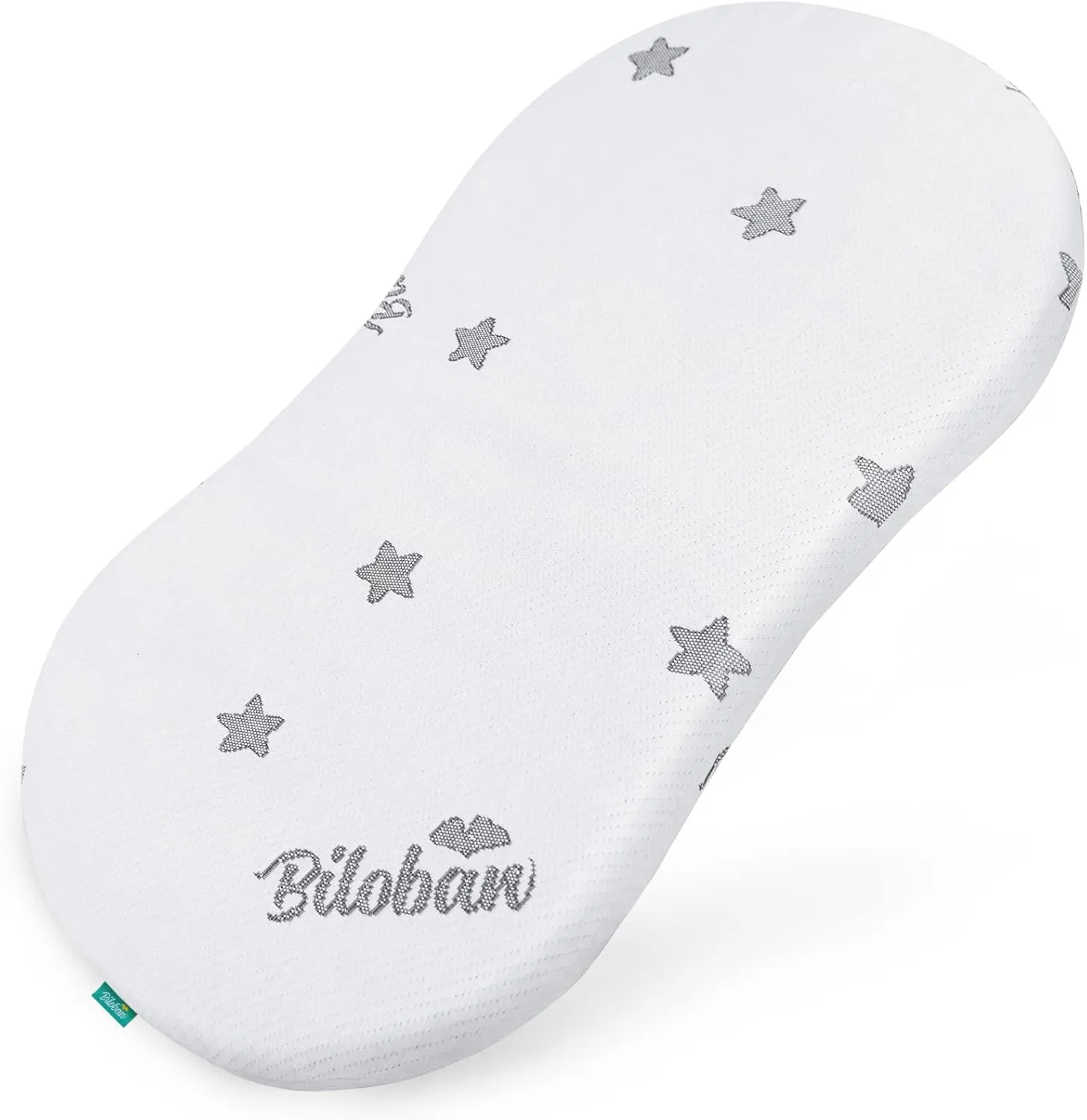 Bassinet Mattress Pad 18" x 30" x 0.8" Compatible with Halo Bassinest Swivel, Flex, Glide, Premiere & Luxe Series Sleeper, Waterproof Breathable Soft Baby Foam with Removable Zippered Cover