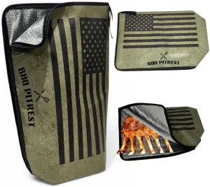 BBQ Blanket for Resting Meat, Reusable Meat Resting Bag, Brisket Blanket, BBQ Meat Blanket, Meat Resting Blanket, and Free Guide for Resting Meat