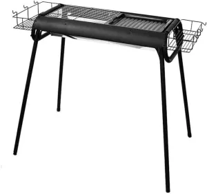 Bbq Grill Portable Charcoal Grill Foldable Charcoal BBQ Grill Set Stainless Steel Grill For Outdoor Cooking Camping Picnic