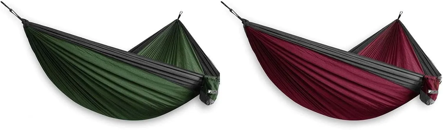 Bear Butt Camping Hammock - Hammock - Camping Gear - 2 Person Hammock - Backpacking Tree Hammock - Double Hammock Camping - Hiking Gear - Portable Hammock for Camping - Travel Hammock - Outdoor Bundle
