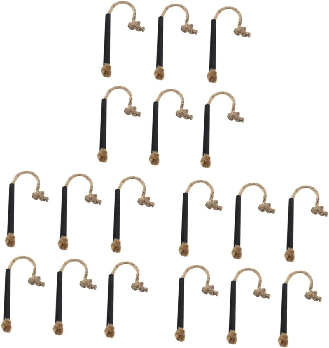 BESPORTBLE 3sets Rope Wick Fire Starter Portable Outdoor Hiking Lighter Gear 6pcs*3