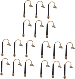 BESPORTBLE 3sets Rope Wick Fire Starter Portable Outdoor Hiking Lighter Gear 6pcs*3