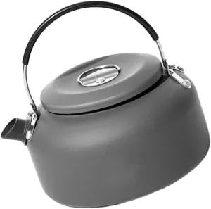 BESPORTBLE Elegant Camping Accessory 1.4l Outdoor Water Kettle Aluminum Oxide Pot Stovetop Tea Pot Easy to Carry