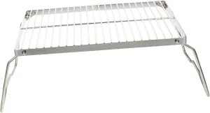 BESPORTBLE Metal Barbecue Grill Camping Outdoor Grill BBQ Grill Portable Grill Rack Foldable Grill