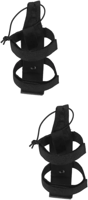 BESPORTBLE Protective Cover Bottle Water Buckle Sleeve Pouch Outdoor Supplies Camping Supplies Strap Black Nylon