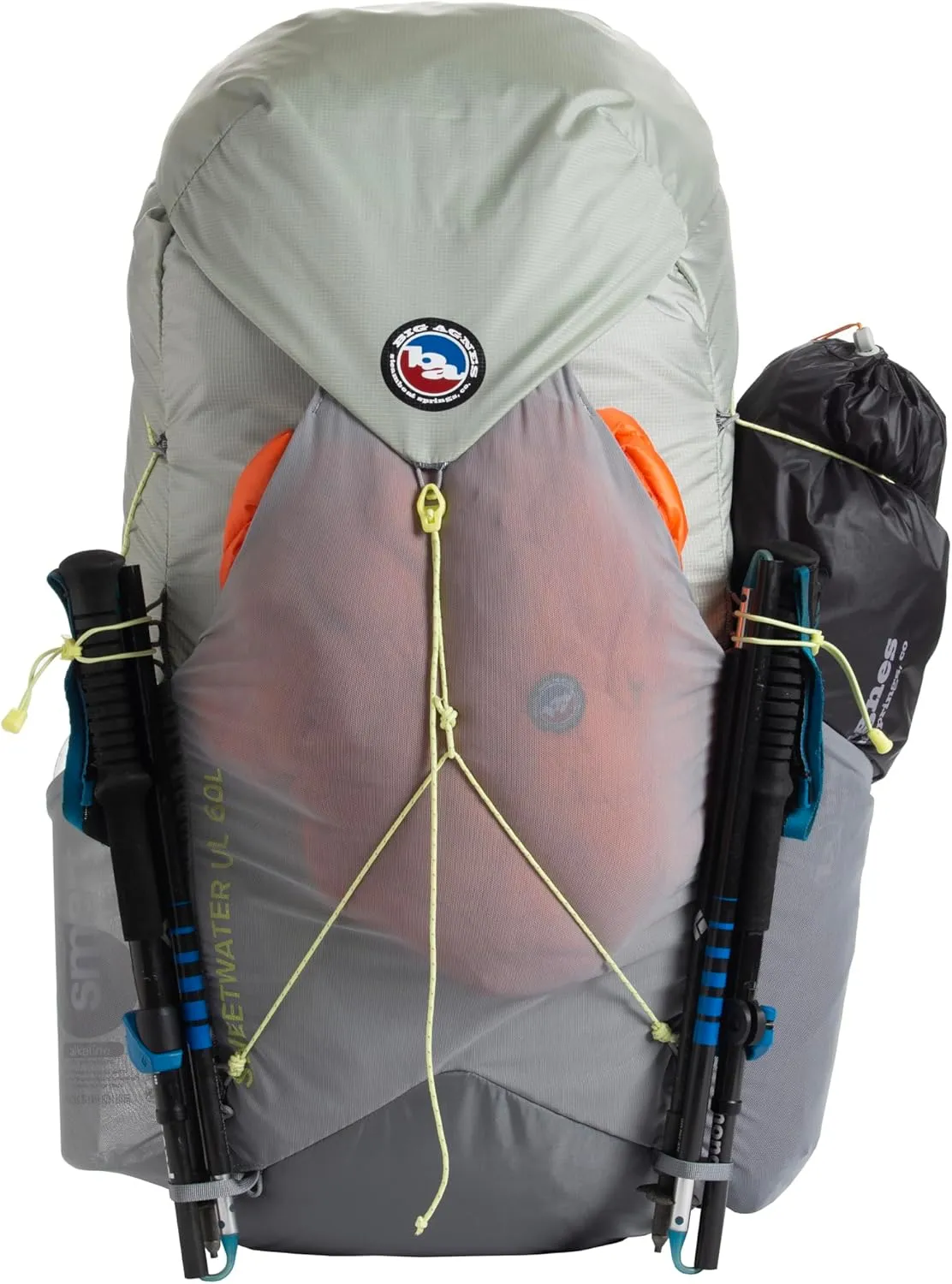 Big Agnes Adult Sweetwater Ultralight Backpack, 60 Liter, Mercury, Medium