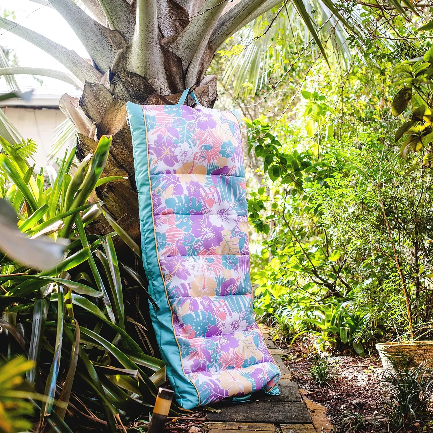 Big Joe Kona Hammock No Inflation Needed Pool Lounger with Headrest, Quick Draining Fabric, 4 feet Big