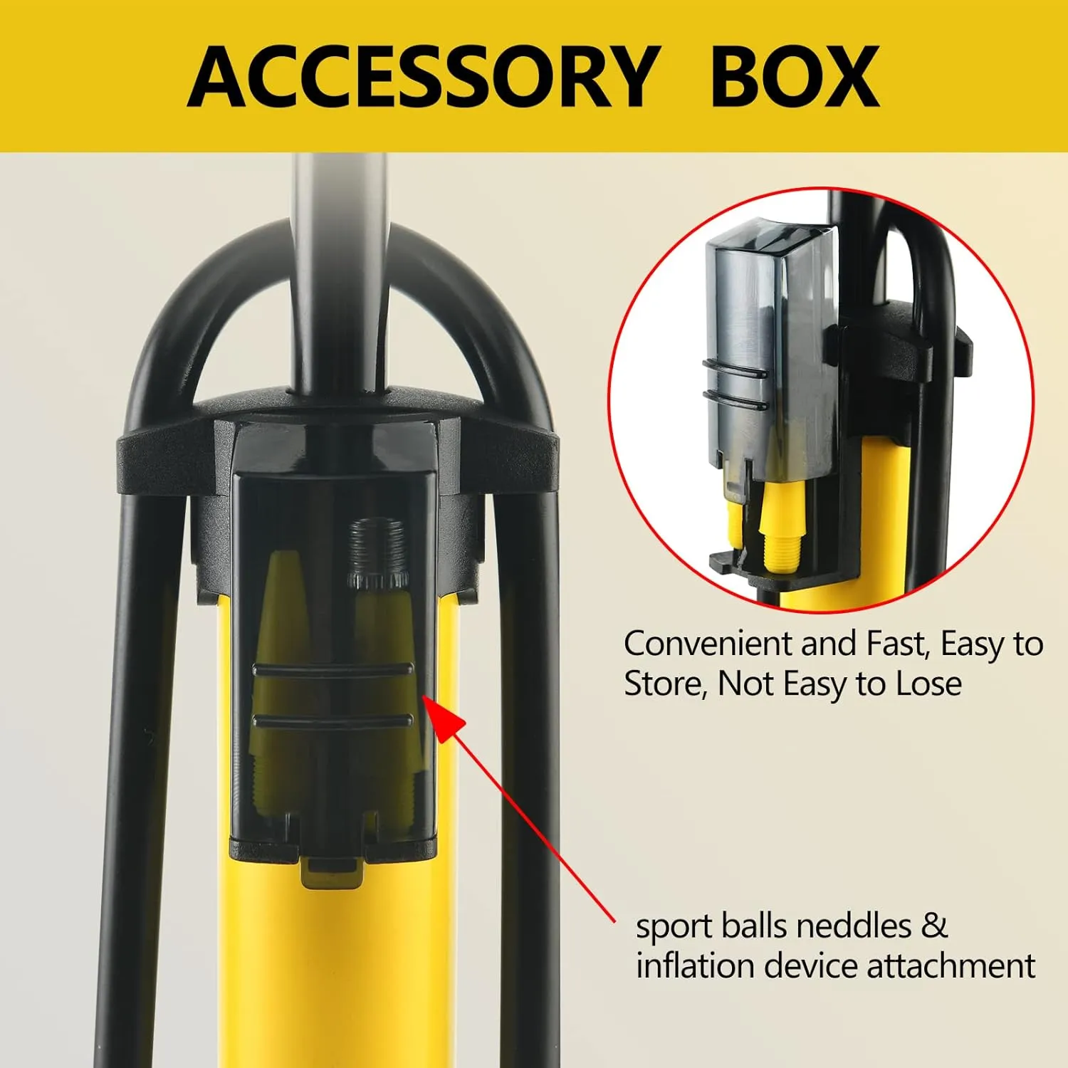 Bike Pump with Gauge,High Pressure,Floor Bicycle Pump Compatible with Presta and Schrader Valve,Bike Tire Pump for Road Bike,MTB,Hybrid,Balls…