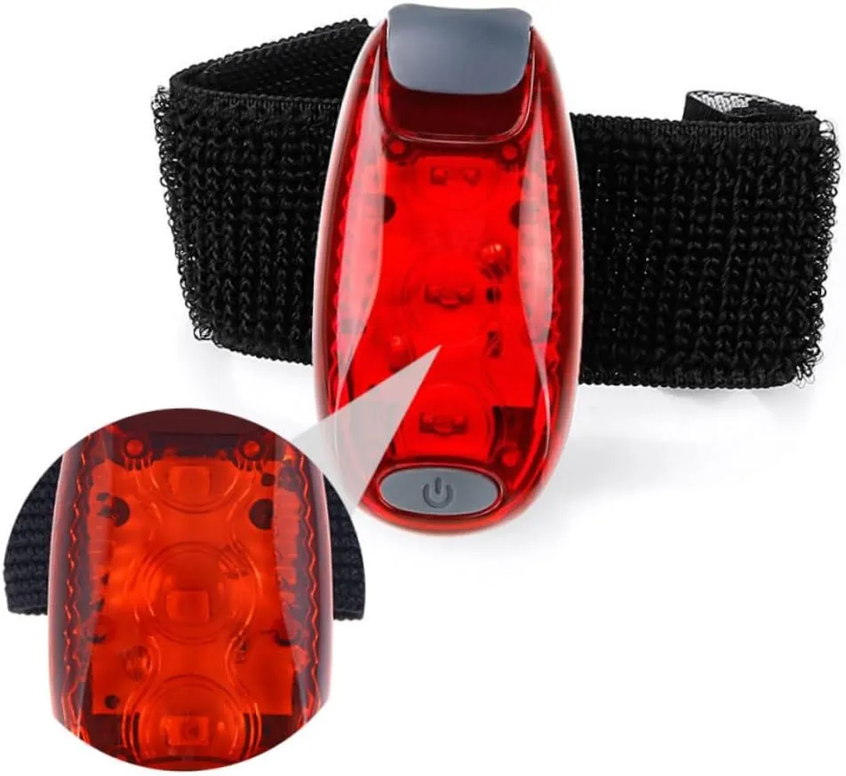 Bike Taillight Camping Battery Rear Tail Light Lights for Night Riding Runner Visibility Flashing Bright