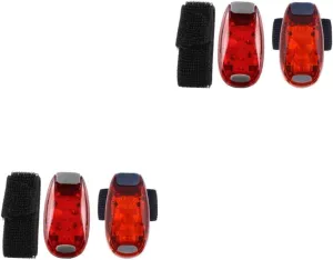 Bike Taillight Camping Battery Rear Tail Light Lights for Night Riding Runner Visibility Flashing Bright