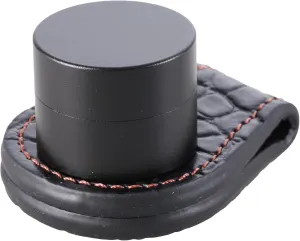 Billiards Snookers Leather Belt Clip Chalk Case Portable Leather Chalk Bag Chalk Clip for Billiards Game Easy to Use