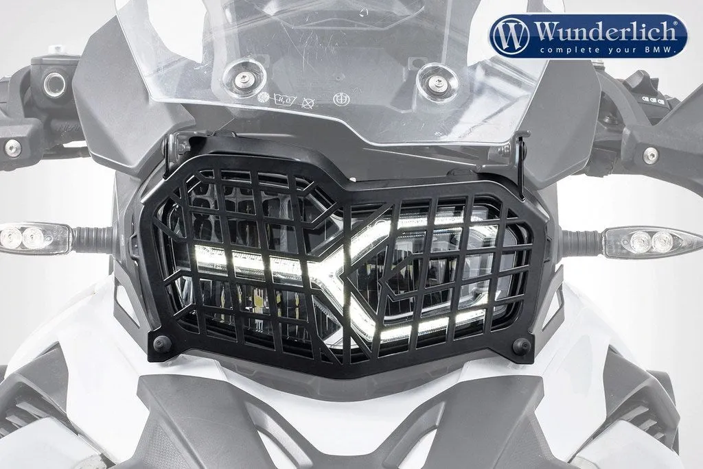 BMW F 850 GSA Protection - Foldable Headlight Grill - Wunderlich