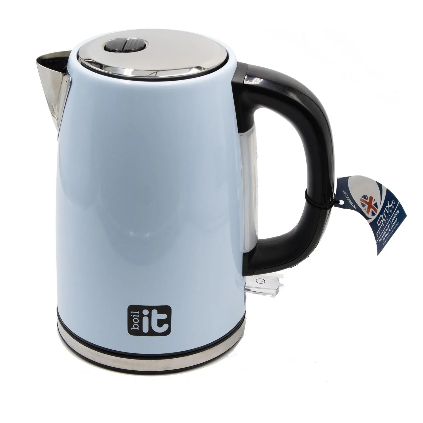 BOIL IT Blue 240V / 900W 1.7l Kettle Low Wattage Ideal for Camping Caravans Motorhomes