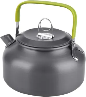 BORDSTRACT 800ML Aluminium Alloy Camping Teapot, Camping Kettle, Portable Outdoor Water Kettle, Camping Tea Kettle Coffee Pot