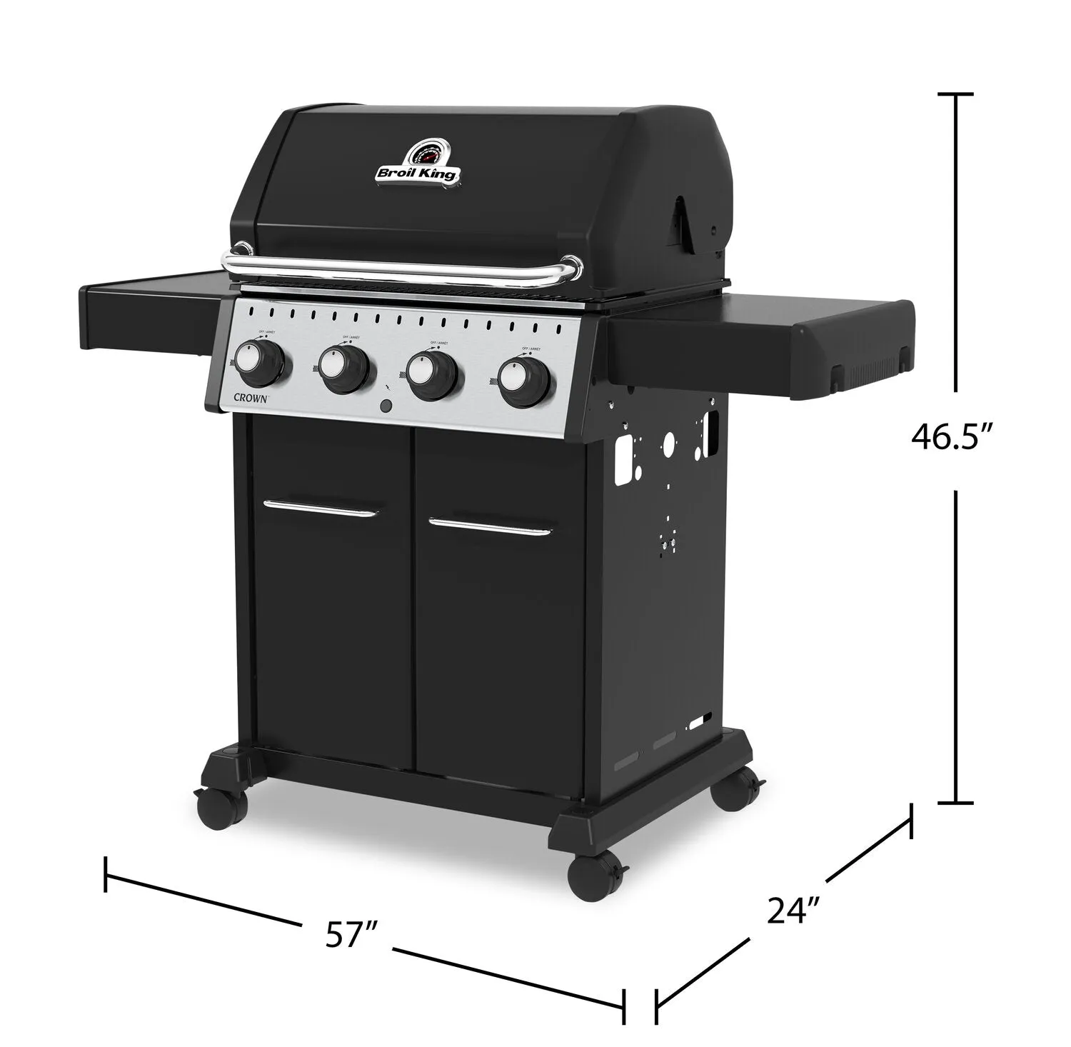 Broil King Crown™ 420 40,000-BTU Propane Gas BBQ - 865254 | Barbecue à gaz propane de 40 000 BTU Broil King CrownMCde série 420 - 865254 | 865254LP