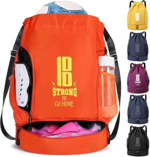 brooman Youth Soccer Bags Boys Girls Backpack for Soccer Basketball Volleyball & Football with Ball Compartment