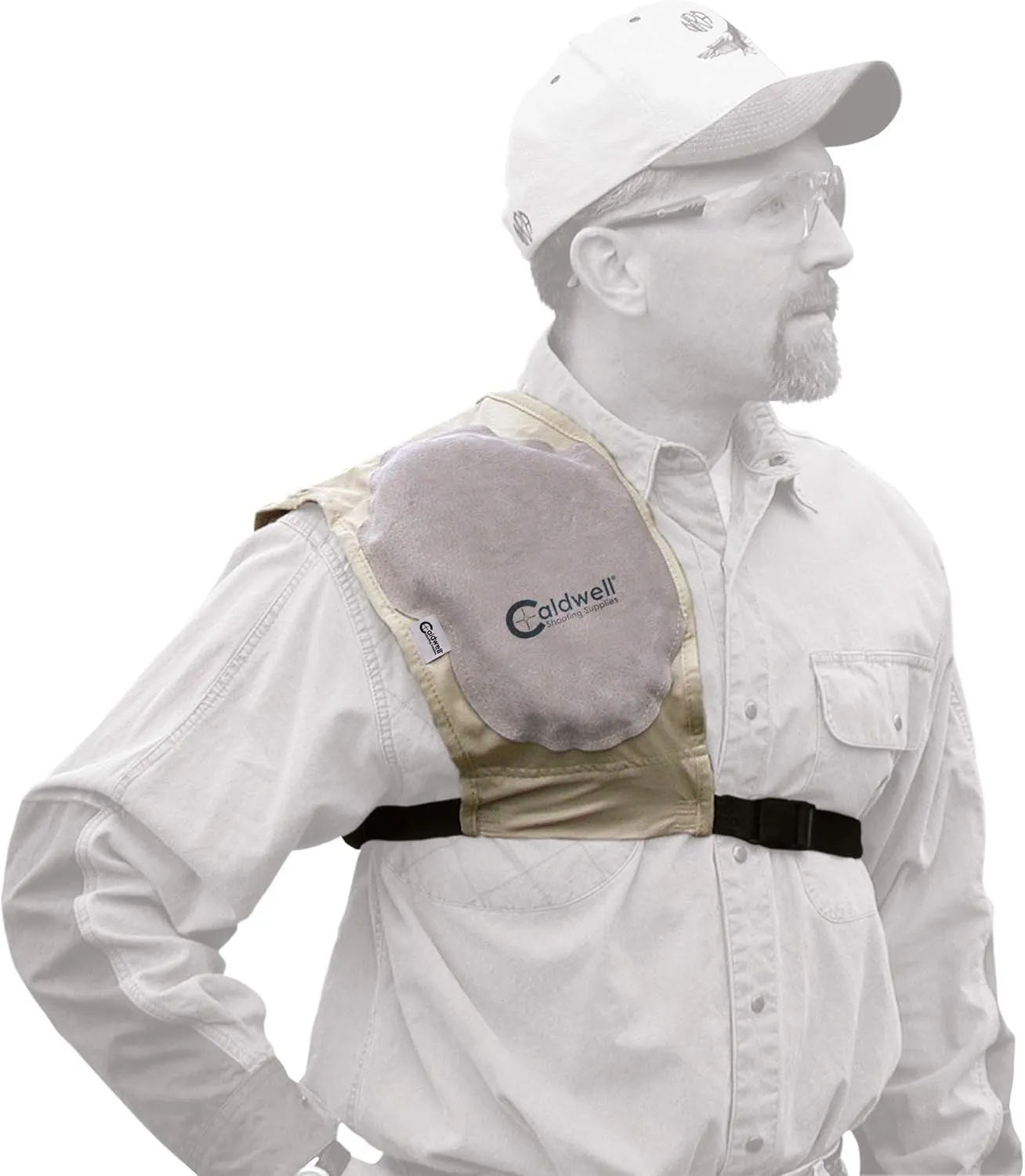 Caldwell Recoil Shields with Adjustable Fit and Padding for Shotgun and Rifle Recoil Reduction, Shooting and Hunting