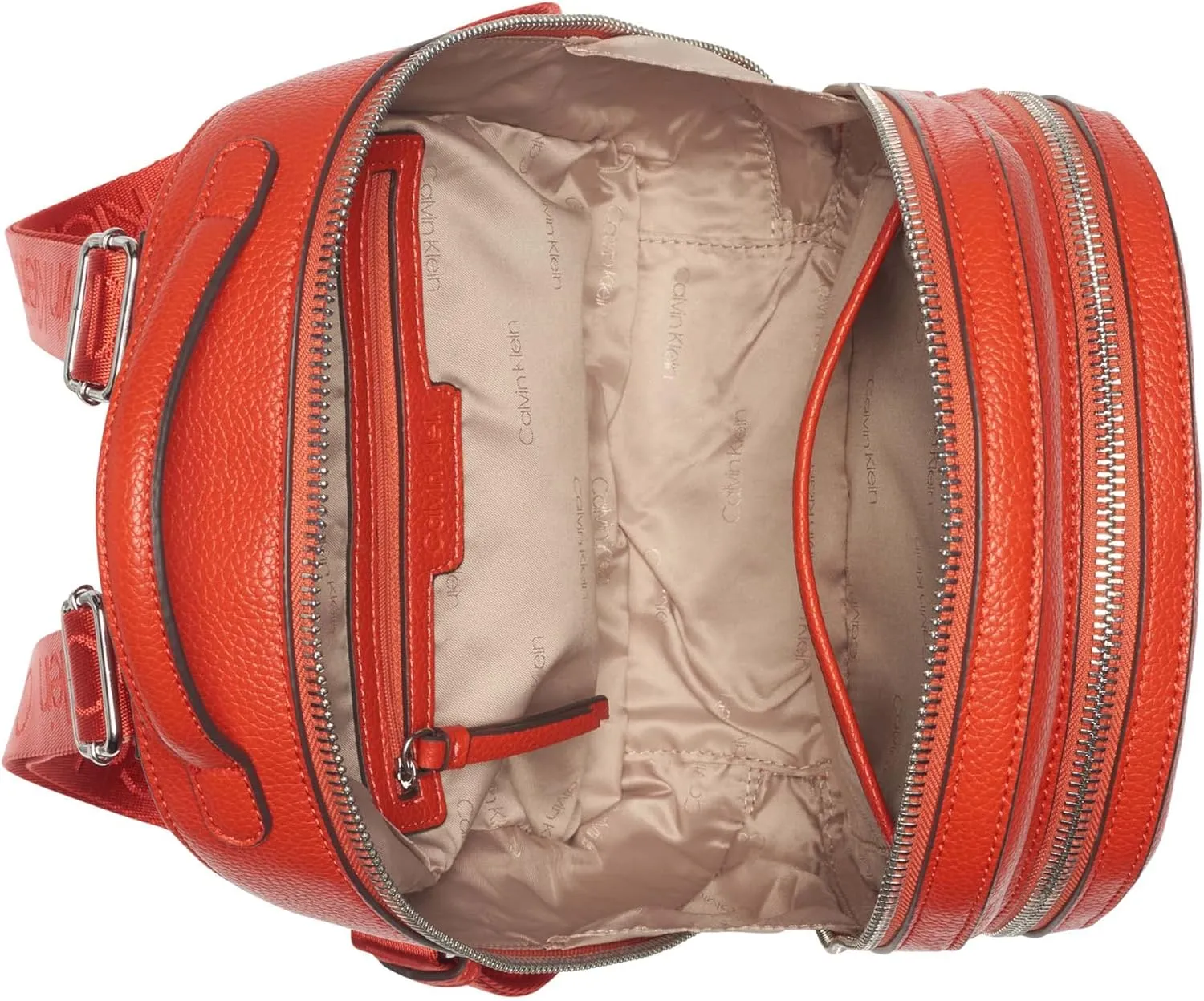 Calvin Klein Estelle Novelty-Backpack, Spicy Orange