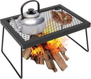 Camp Fire Cooking Racks - Campfire Grate for Fire Pit & Fireplace, Grill Grate for Outdoor Cooking, Camping Accessories