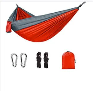 Camping Hammock - Camping Essentials, Portable Hammock,with 2 Tree Straps and Attached Carry Bag, Single or Double Hammock for Outside, Hiking.