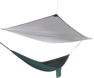 Camping Hammock, Portable Hammock with Net Tent and Rain Fly Tarp, 440.9 lbs Load-Bearing Capacity, for Indoor Outdoor Hiking Survival Travel (Black/Blackish Green)