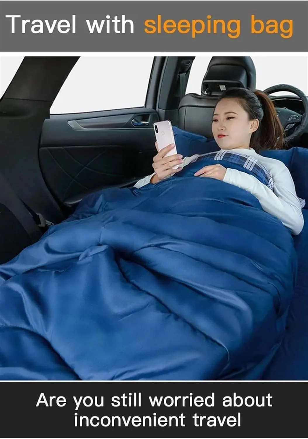 Camping Inflatable Mattress, SUV Car Inflatable Bed, Automatic Inflatable Mattress, Multifunctional Travel Sleeping Mat, 188x130cm Large Size (Four)