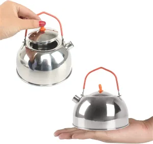 Camping Kettle Kettle 0.6L Camping Kettle Cooking Pot Stovetop Tea and Coffee Pots for Outdoor