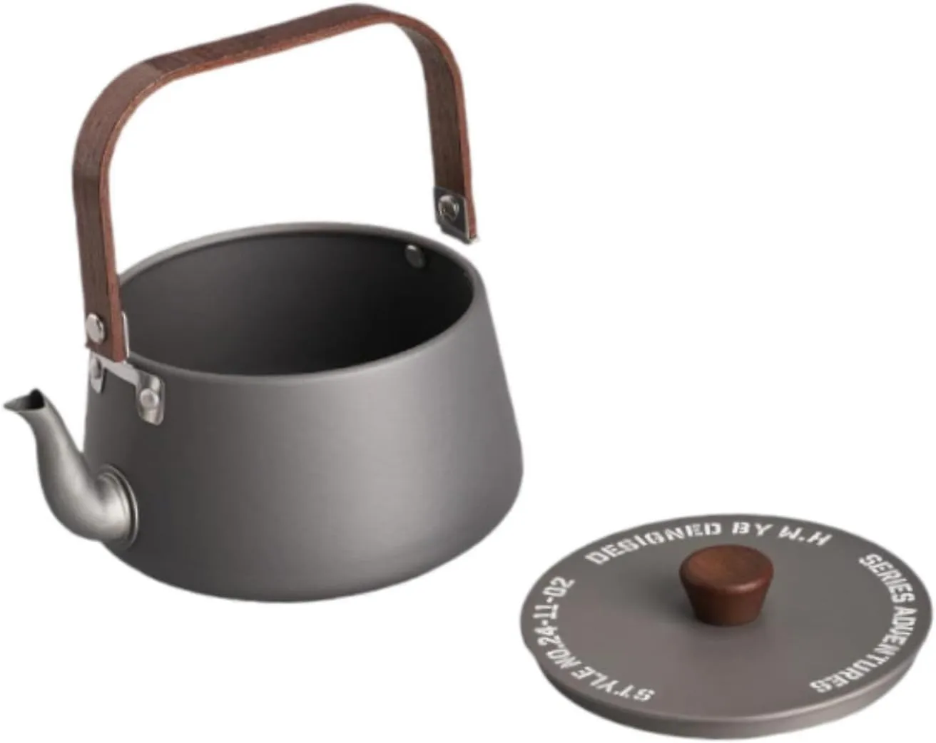 Camping Kettle Tea Pot Teapot Kitchenware Cooking Outdoor Camping Pot Tea Kettle for Camp Backpacking Outdoor Mountaineering