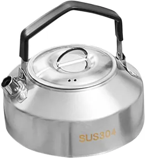 Camping Supply Large Capacity Stainless Steel Kettle Multi-use Tea Pot Stovetop Water Heater Portable Outdoor Tea Kettle