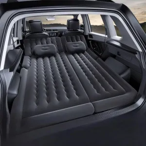 Car Air Mattress for BMW X7 G07 (7seats) 2019 2020 2021 2022 2023,Flocking & PVC Thickened Double-Sided Portable Foldable Sleeping Pad Back Seat Trunk Inflatable Electric Pump Pillows,B
