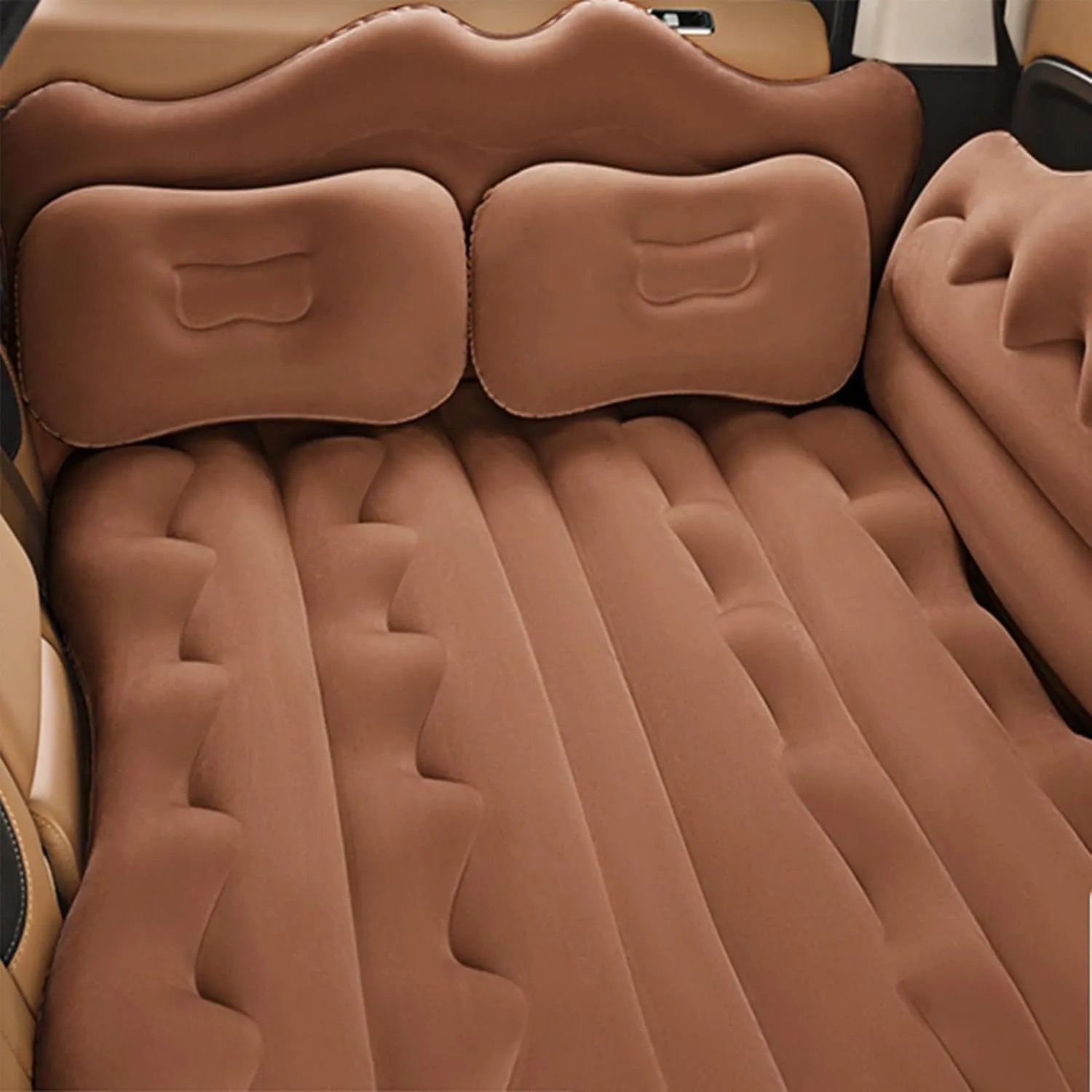Car Air Mattress for Ford Explorer 2016 2017 2018 2019 2020 2021 2022 2023 Thickened Durable Car Camping Air Mattress Bed with Air Pump Inflatable Sleeping Mat,D