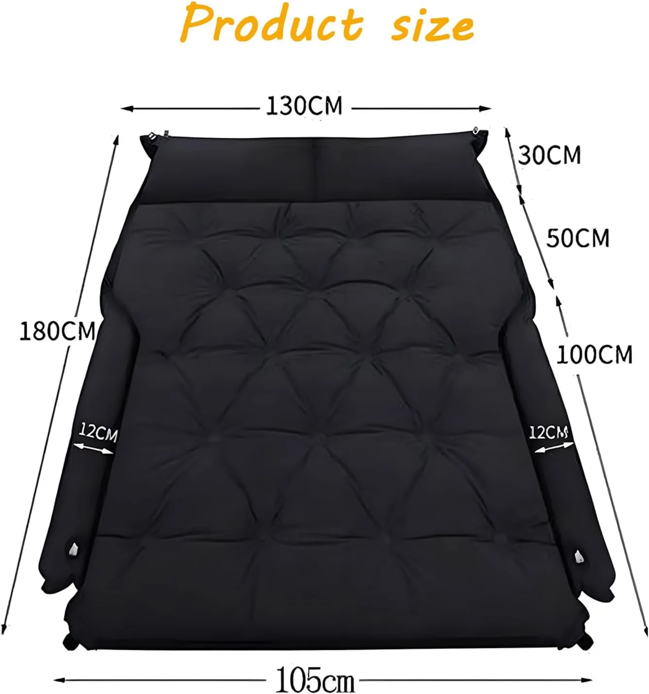 Car Air Mattress for Ford Explorer (222) 2006-2015,Camping Folding Air Bed Cushion,Inflatable Thickened Car Air Bed,Portable Sleeping Pad for Camping,D