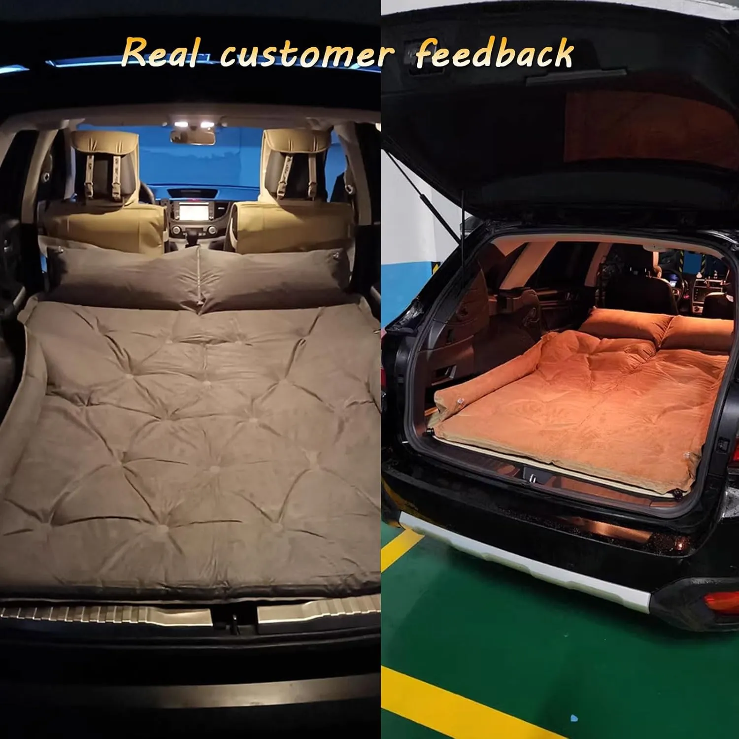 Car Air Mattress for Ford Explorer (222) 2006-2015,Camping Folding Air Bed Cushion,Inflatable Thickened Car Air Bed,Portable Sleeping Pad for Camping,D