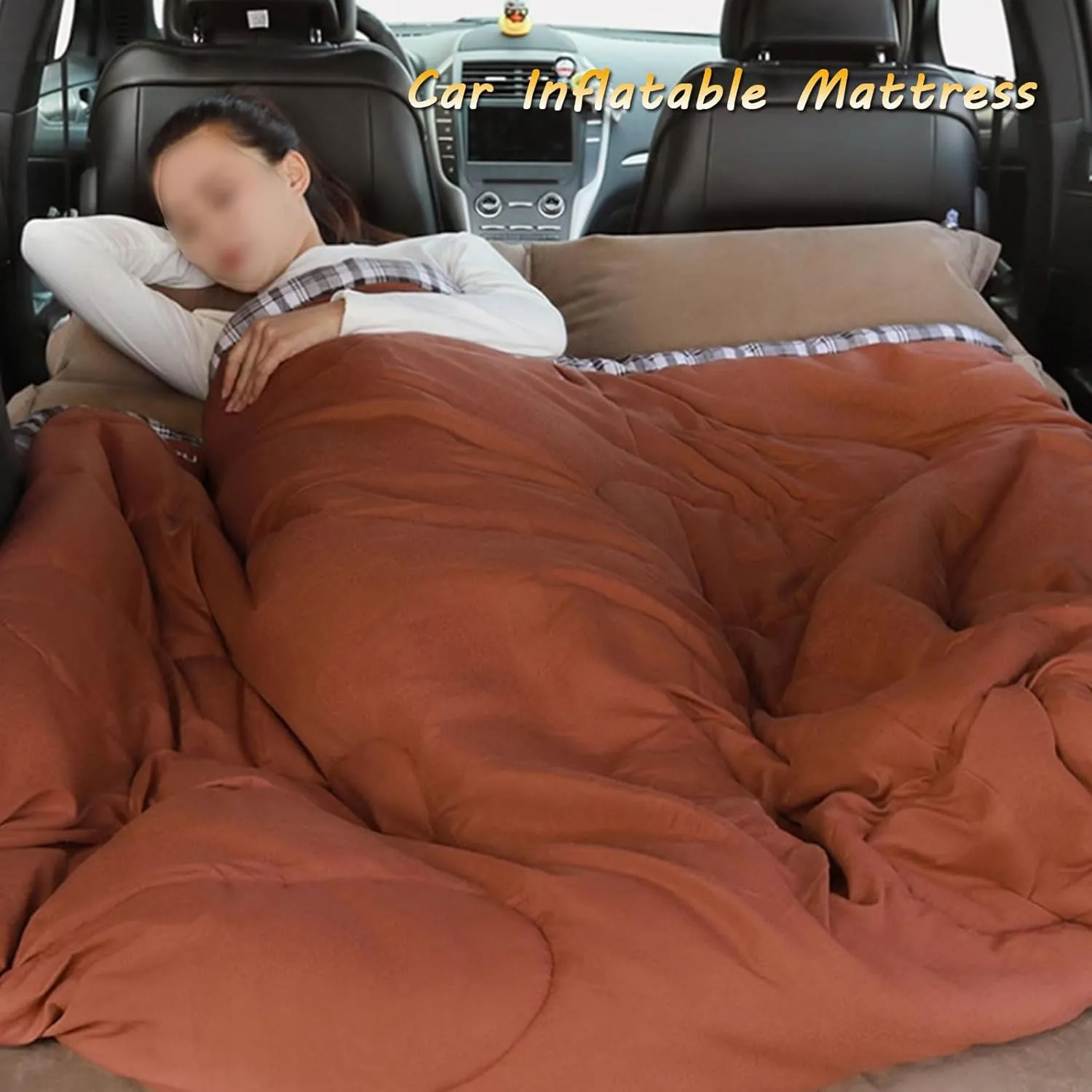 Car Air Mattress for Ford Explorer (222) 2006-2015,Camping Folding Air Bed Cushion,Inflatable Thickened Car Air Bed,Portable Sleeping Pad for Camping,D