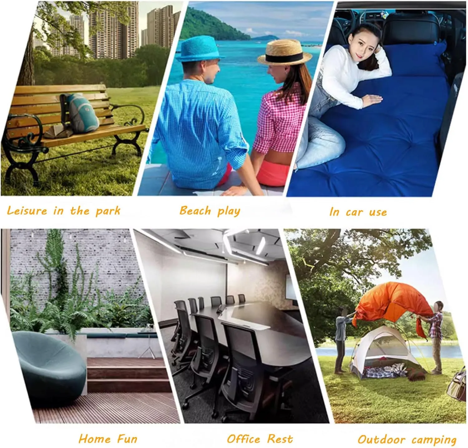 Car Air Mattress for Mercedes Benz E Class W211 W212 W213 E200,Camping Folding Air Bed Cushion,Inflatable Thickened Car Air Bed,Portable Sleeping Pad for Camping,E
