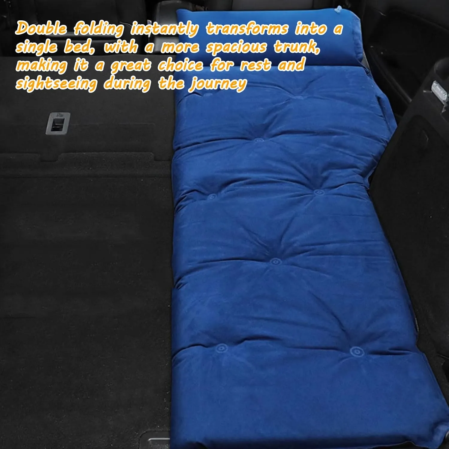 Car Air Mattress for Mercedes Benz E Class W211 W212 W213 E200,Camping Folding Air Bed Cushion,Inflatable Thickened Car Air Bed,Portable Sleeping Pad for Camping,E