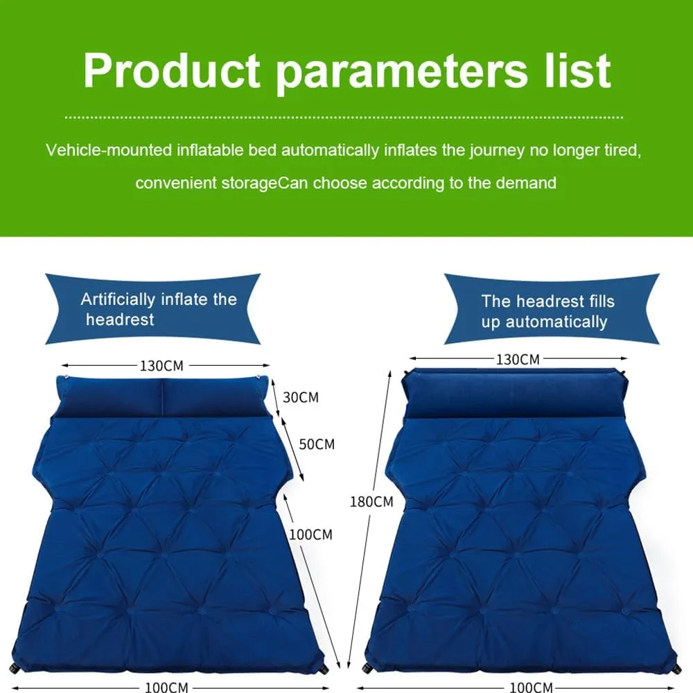 Car Air Mattresses for Peugeot 308, Portable Bed Cushion Bedding Camping Hiking Inflatable Pillow Multifunctional Accessories Outdoor,D