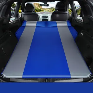 Car Automatic Inflatable Bed for HAVAL H3 2009 2010 2011 2012, Portable Movable Thickened Trunk Sleeping Bed Outdoor Camping Hiking Air Mattress,Blue