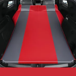 Car Automatic Inflatable Bed for Infiniti QX50 2015 2016 2017, Portable Movable Thickened Trunk Sleeping Bed Outdoor Camping Hiking Air Mattress,Red