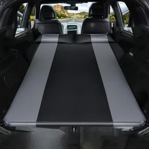 Car Automatic Inflatable Bed for Infiniti QX70 2013 2014 2015 2016 2017 2018, Portable Movable Thickened Trunk Sleeping Bed Outdoor Camping Hiking Air Mattress,Grey