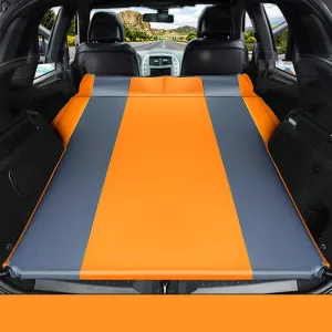 Car Automatic Inflatable Bed for Nissan X-Trail T33 7seats 2022 2023 2024, Portable Movable Thickened Trunk Sleeping Bed Outdoor Camping Hiking Air Mattress,Orange